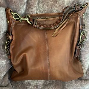 Coach Brown Leather Bleeker Felicia